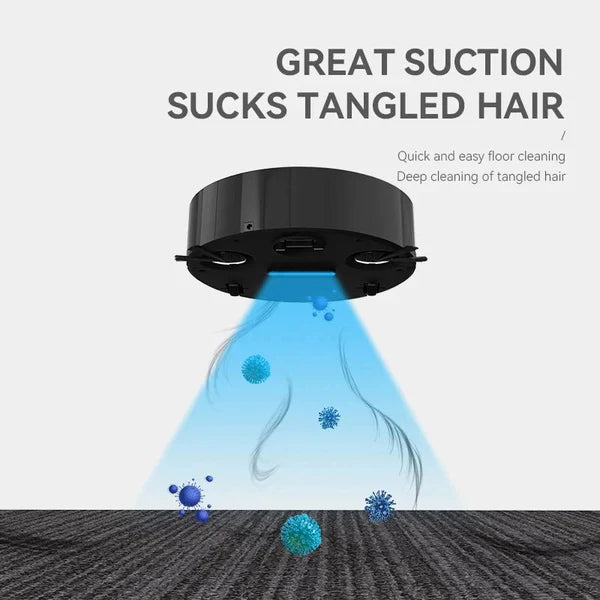 3-IN-1 Automatic Robot Vacuum Cleaner – مكنسة روبوت أوتوماتيكية 3 في 1